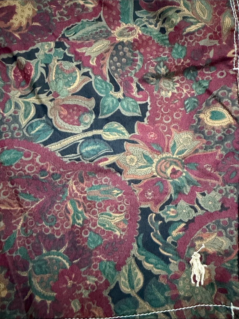 Ralph Lauren Paisley Patchwork Swim trunks L NWOT